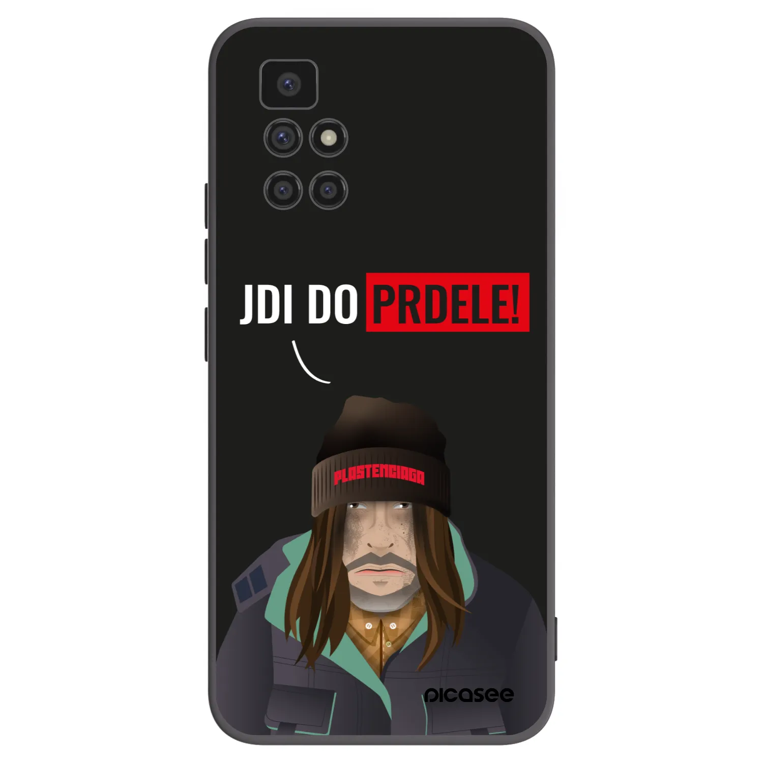 Picasee Xiaomi Redmi 10 Hülle - Schwarzes Silikon - Bezďák