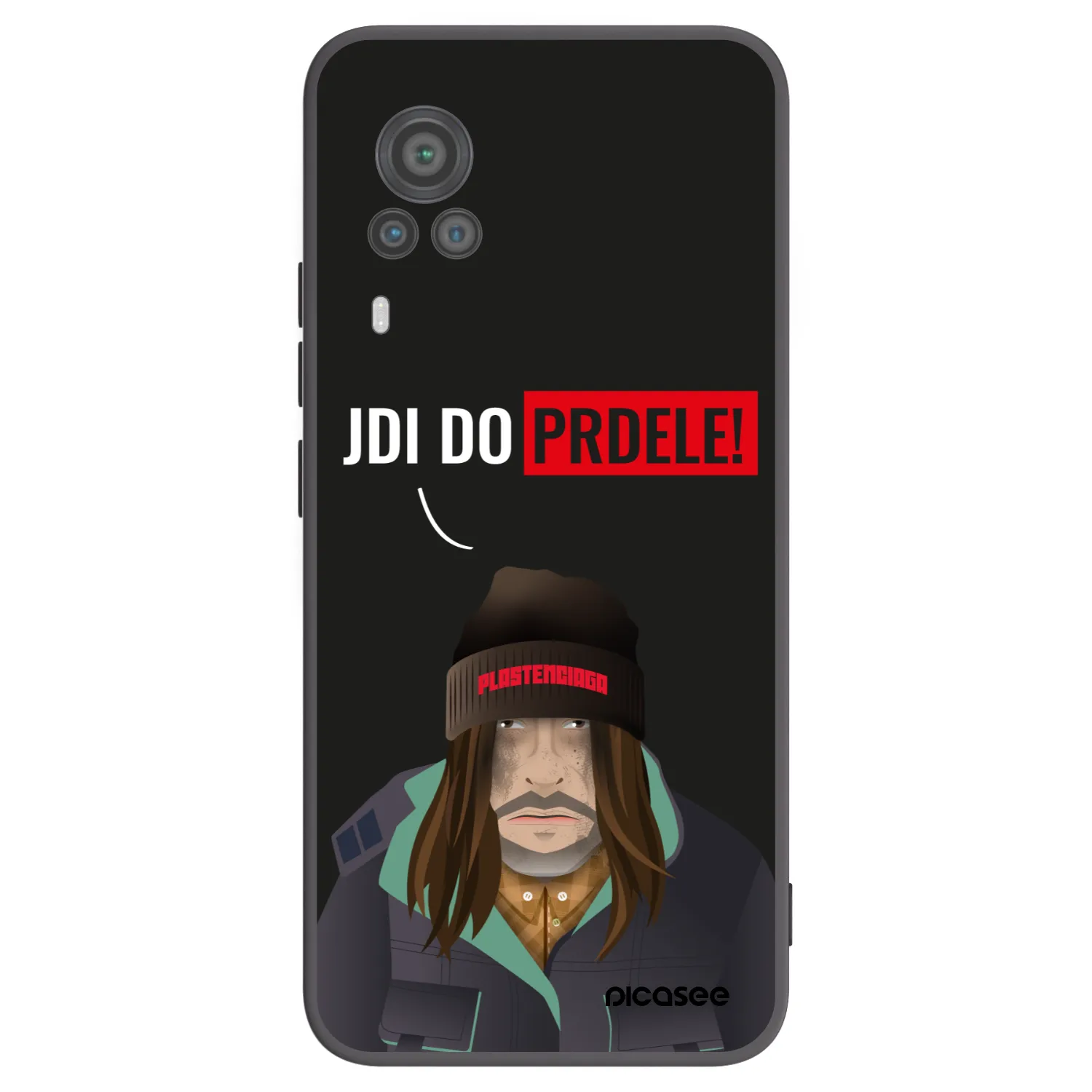 Picasee Vivo X60 Pro 5G Hülle - Schwarzes Silikon - Bezďák