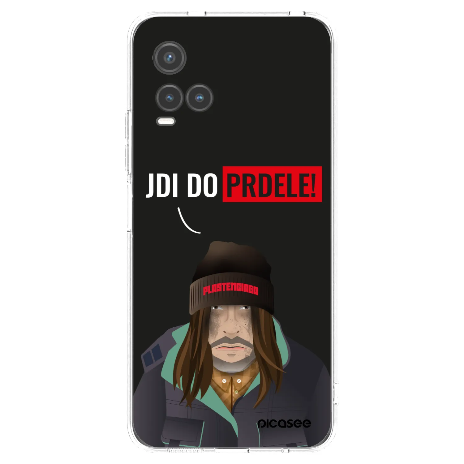 Picasee Vivo Y33s Hülle - Transparentes Silikon - Bezďák