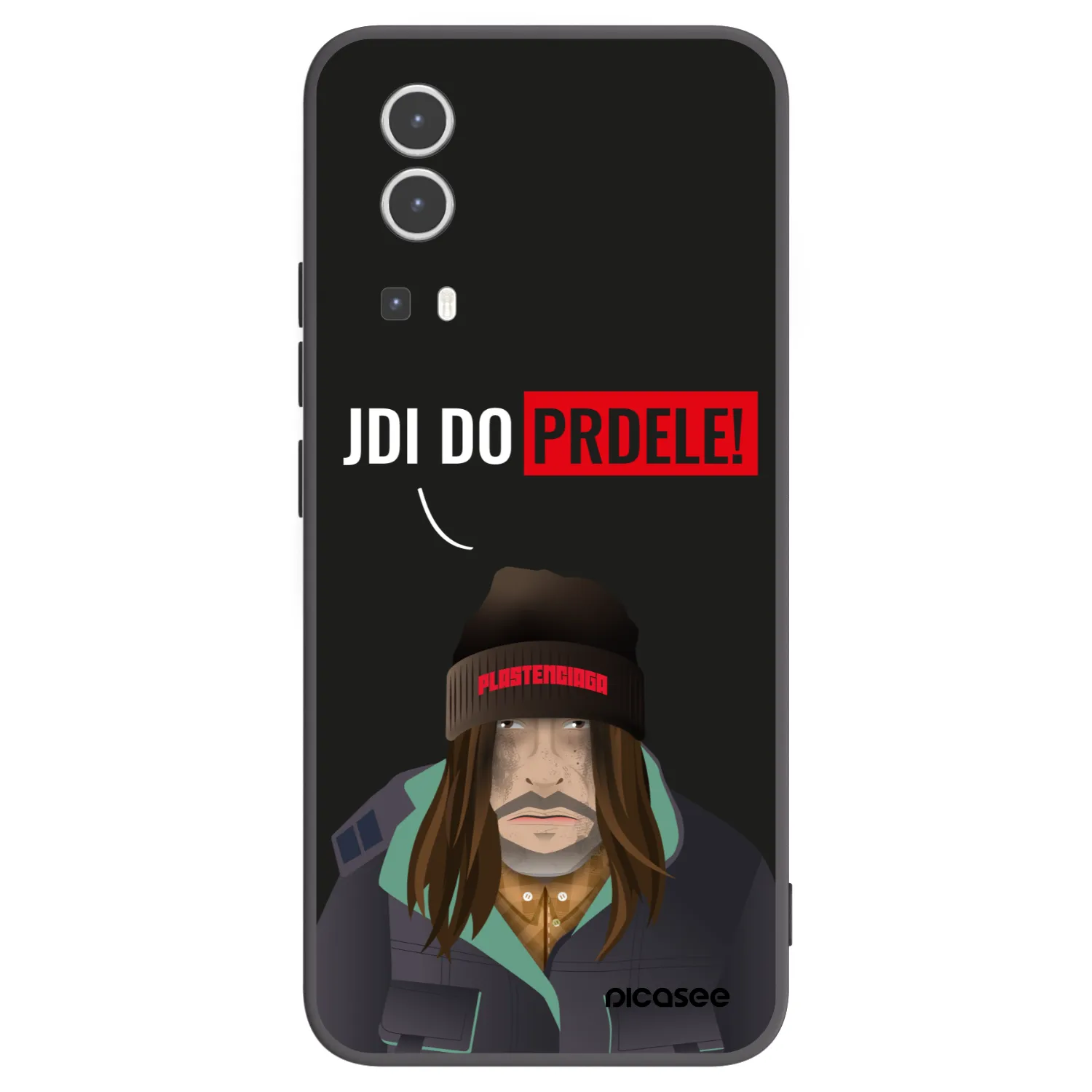 Picasee Vivo Y72 5G Hülle - Schwarzes Silikon - Bezďák