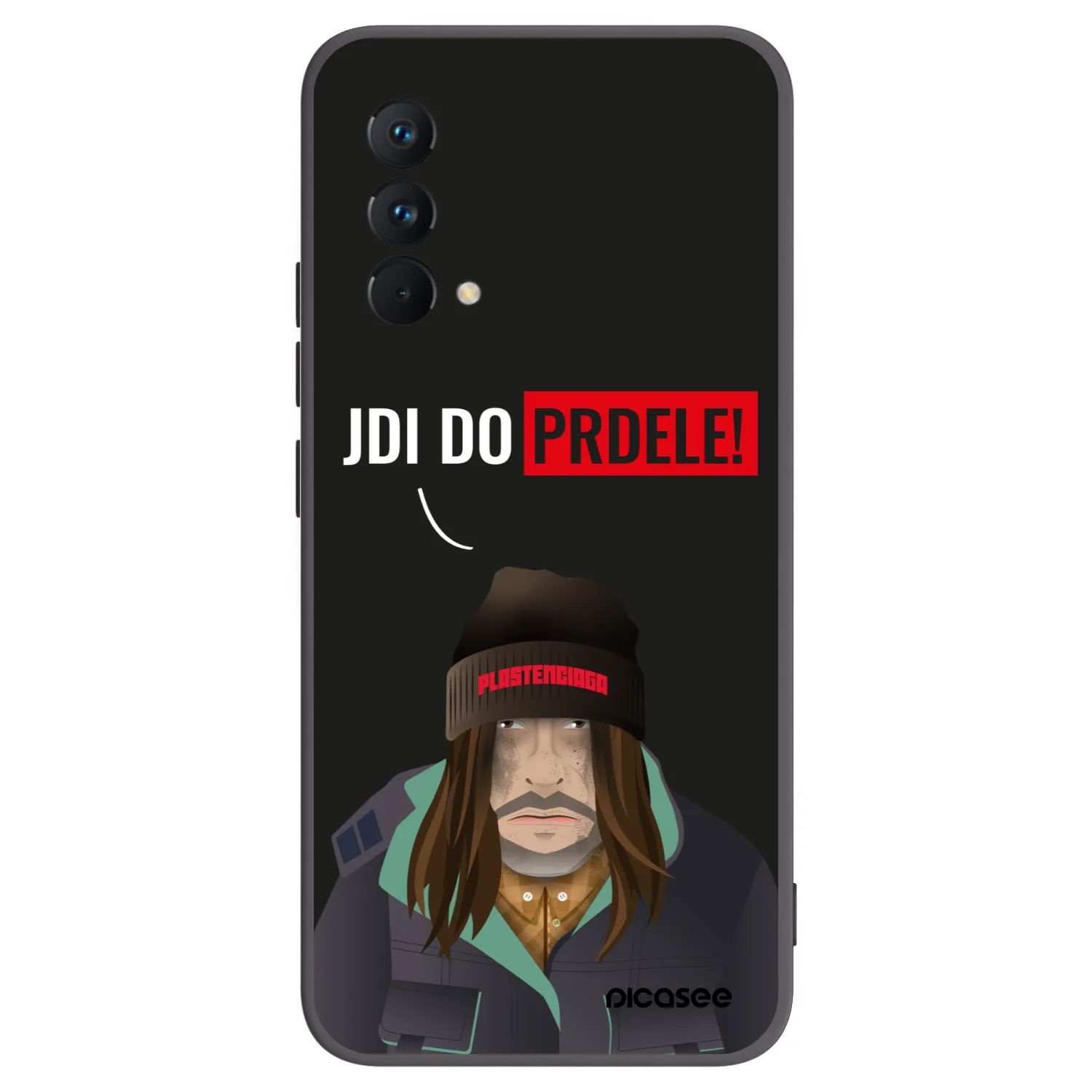 Picasee Realme GT Master Edition 5G Hülle - Schwarzes Silikon - Bezďák