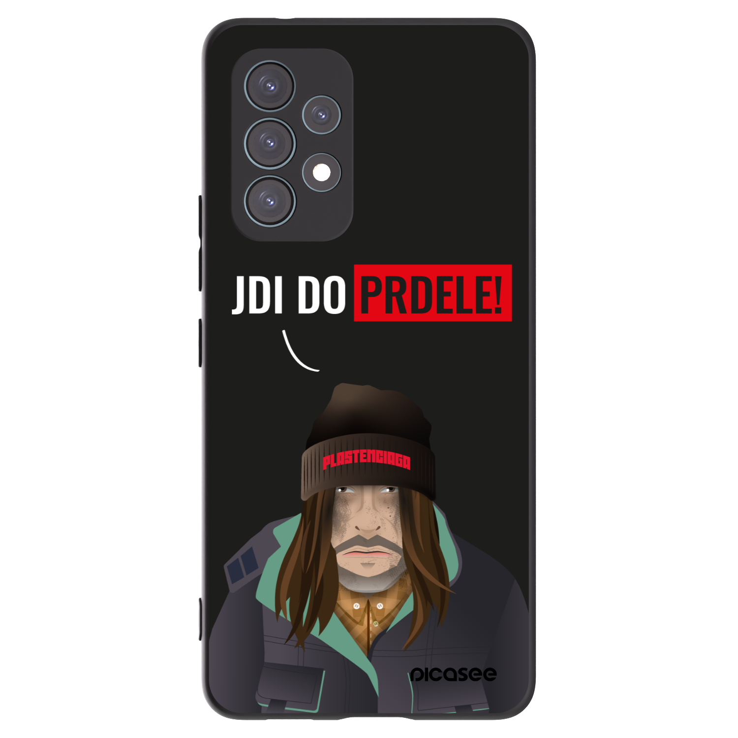 Picasee Samsung Galaxy A53 5G A536 Hülle - Schwarzes Silikon - Bezďák