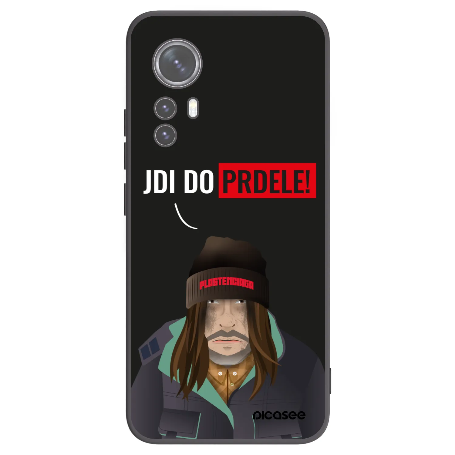 Picasee Xiaomi 12 Hülle - Schwarzes Silikon - Bezďák