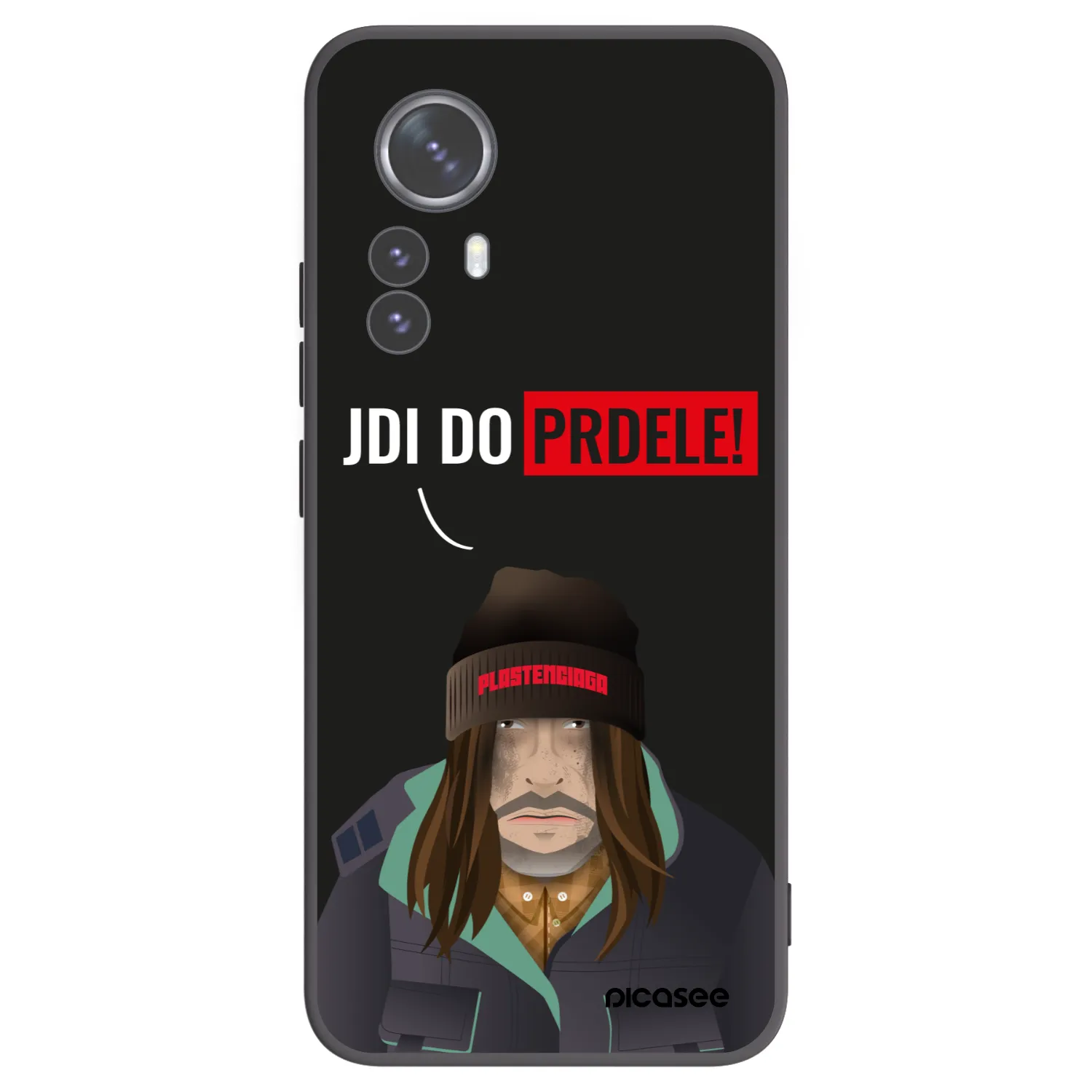 Picasee Xiaomi 12 Pro Hülle - Schwarzes Silikon - Bezďák