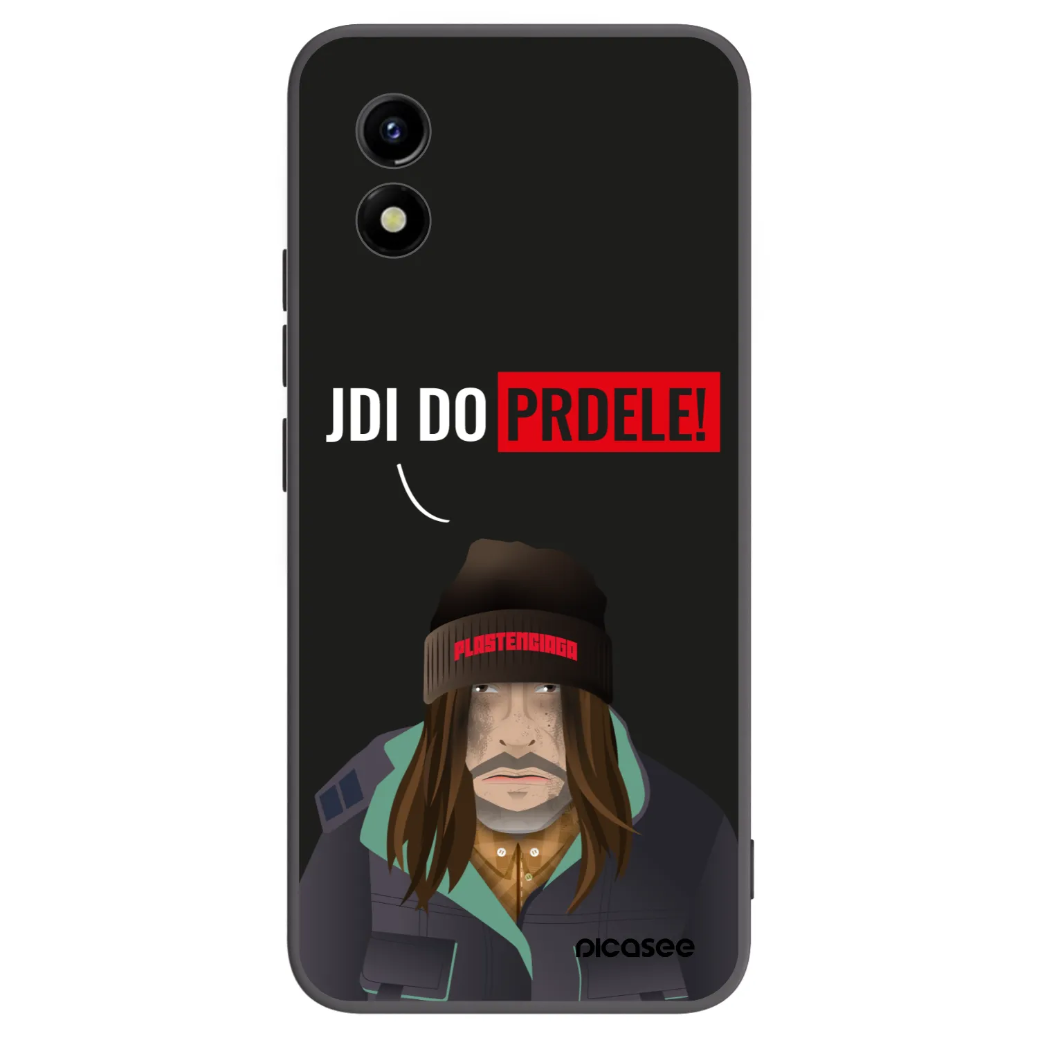 Picasee Vivo Y01 Hülle - Schwarzes Silikon - Bezďák