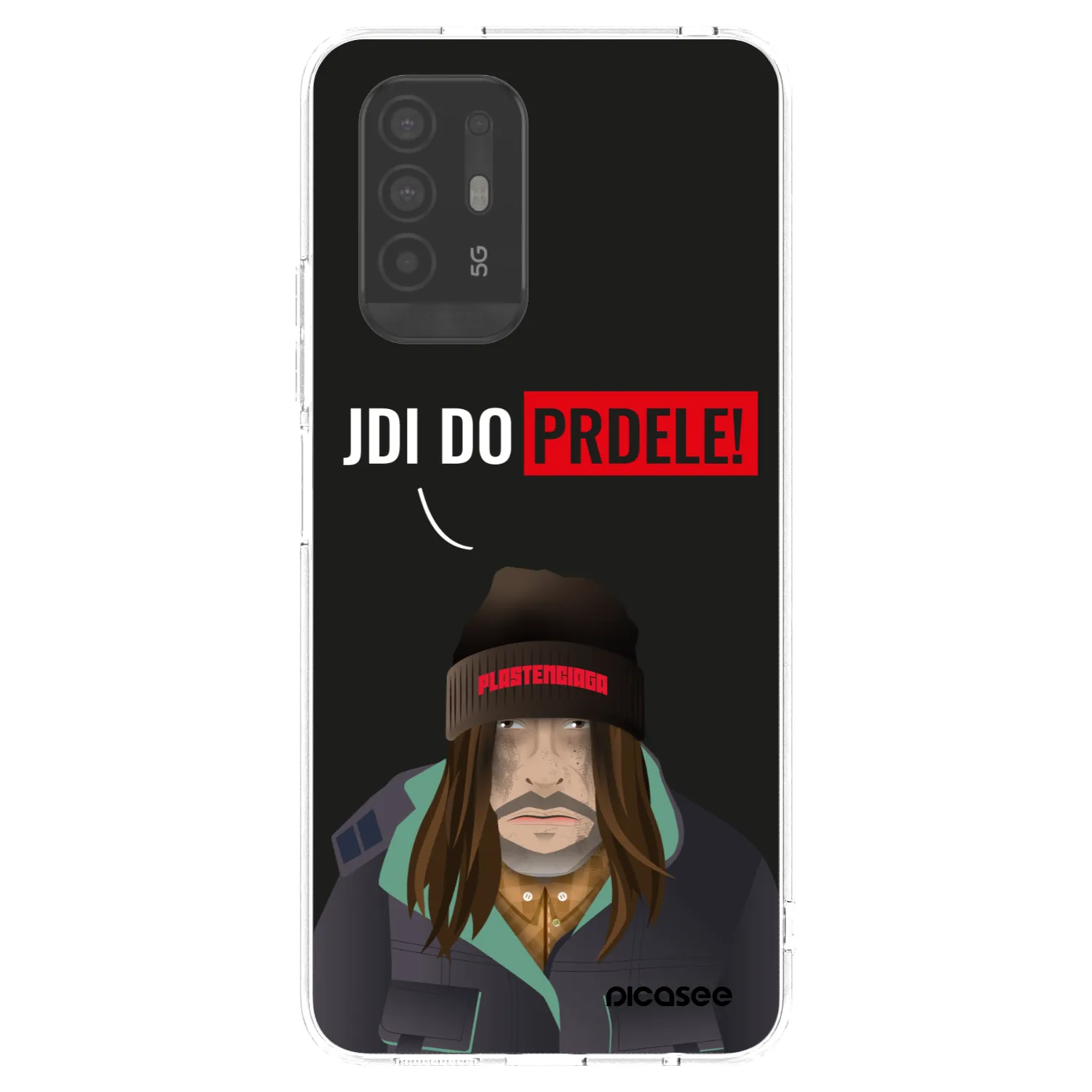 Picasee OPPO A94 5G Hülle - Transparentes Silikon - Bezďák