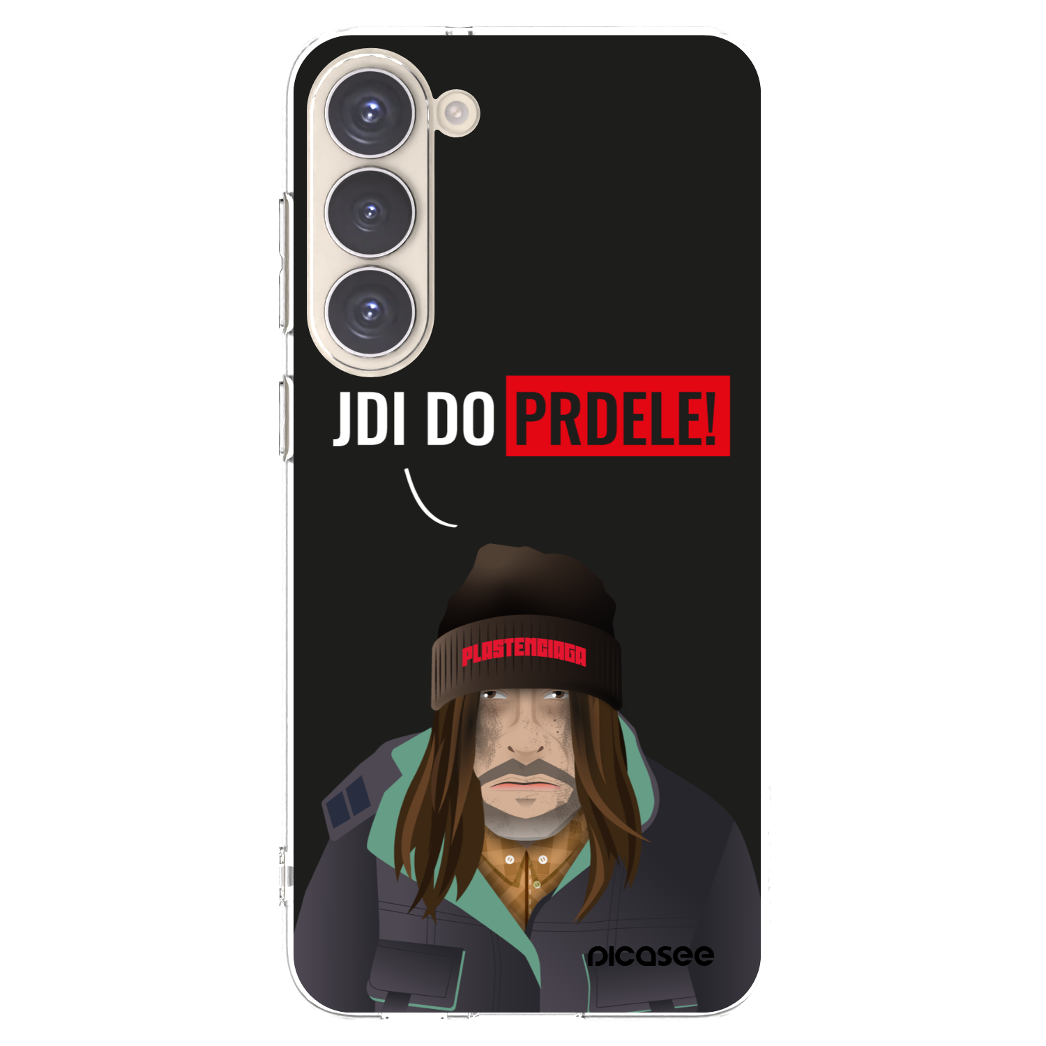 Picasee Samsung Galaxy S23+ 5G Hülle - Transparentes Silikon - Bezďák