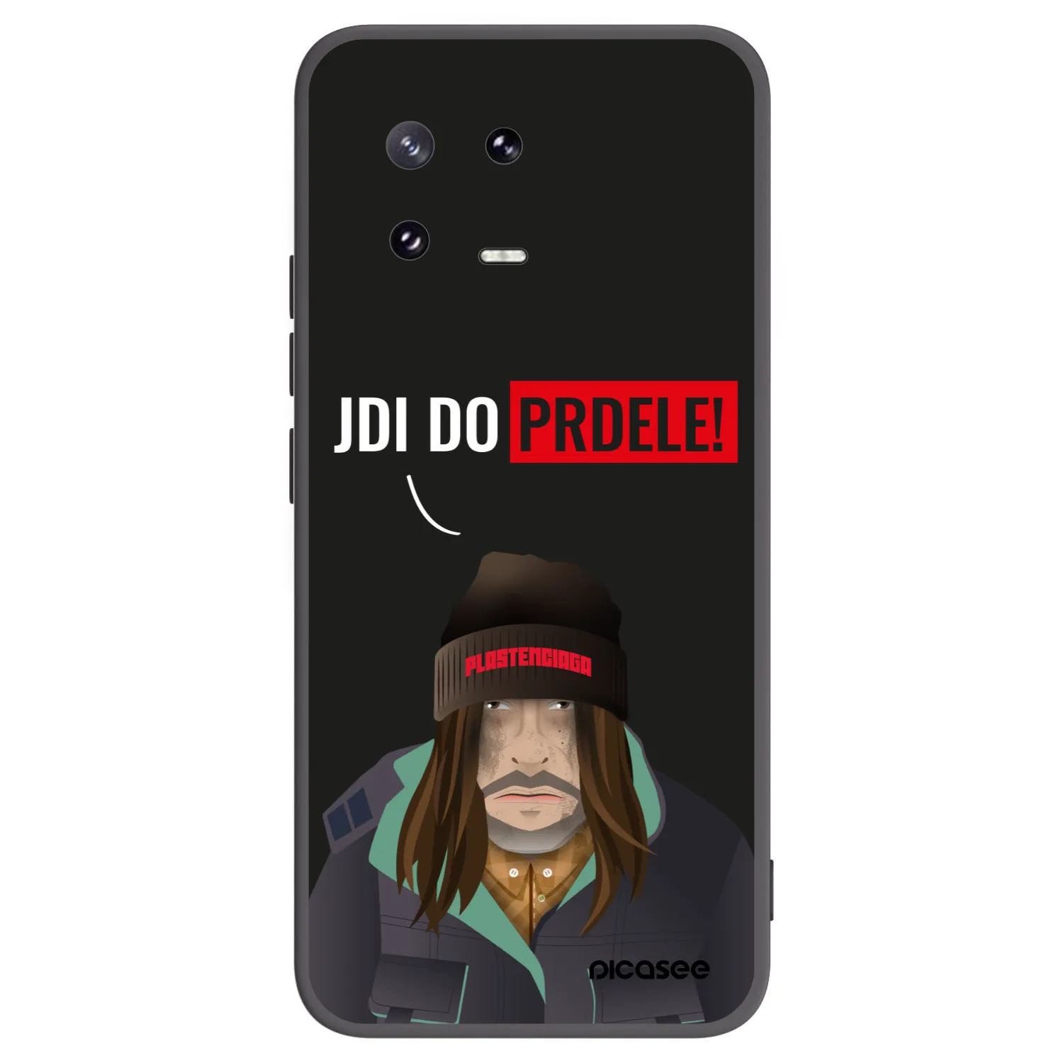 Picasee Xiaomi 13 Pro Hülle - Schwarzes Silikon - Bezďák