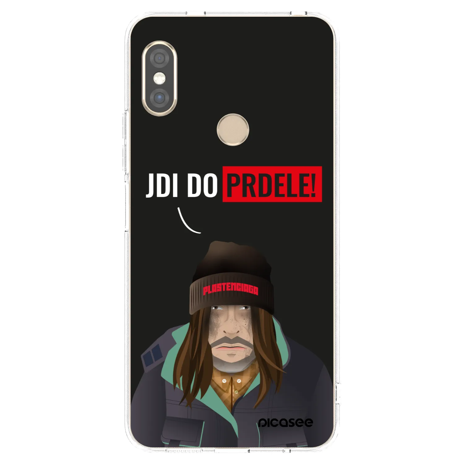 Picasee Xiaomi Redmi Note 5 Global Hülle - Transparentes Silikon - Bezďák