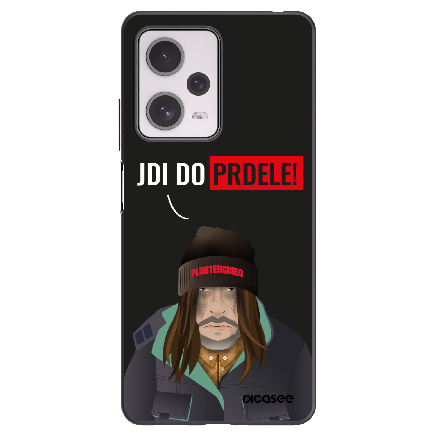 Picasee Xiaomi Redmi Note 12 Pro+ 5G Hülle - Schwarzes Silikon - Bezďák