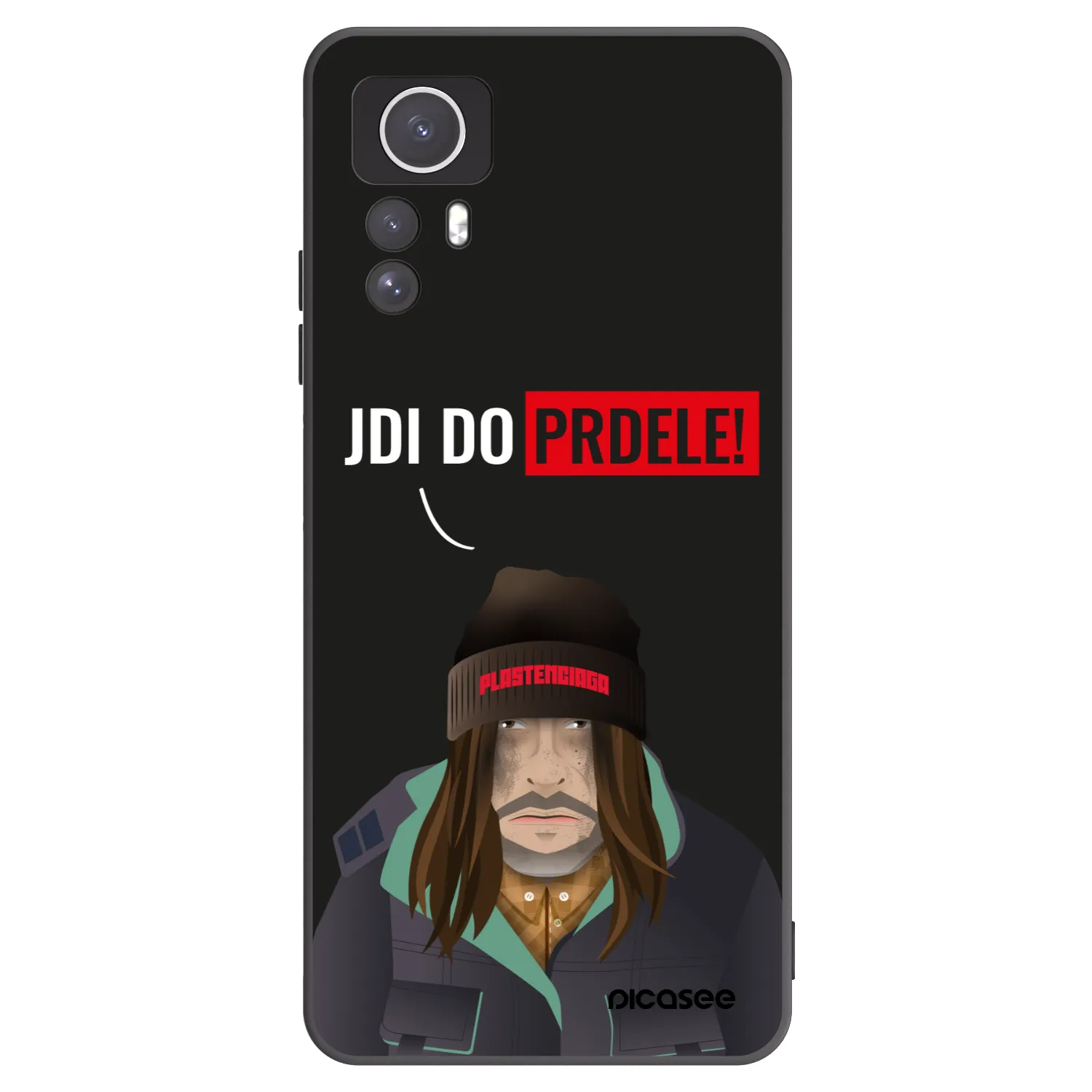 Picasee Xiaomi Redmi Note 12S Hülle - Schwarzes Silikon - Bezďák