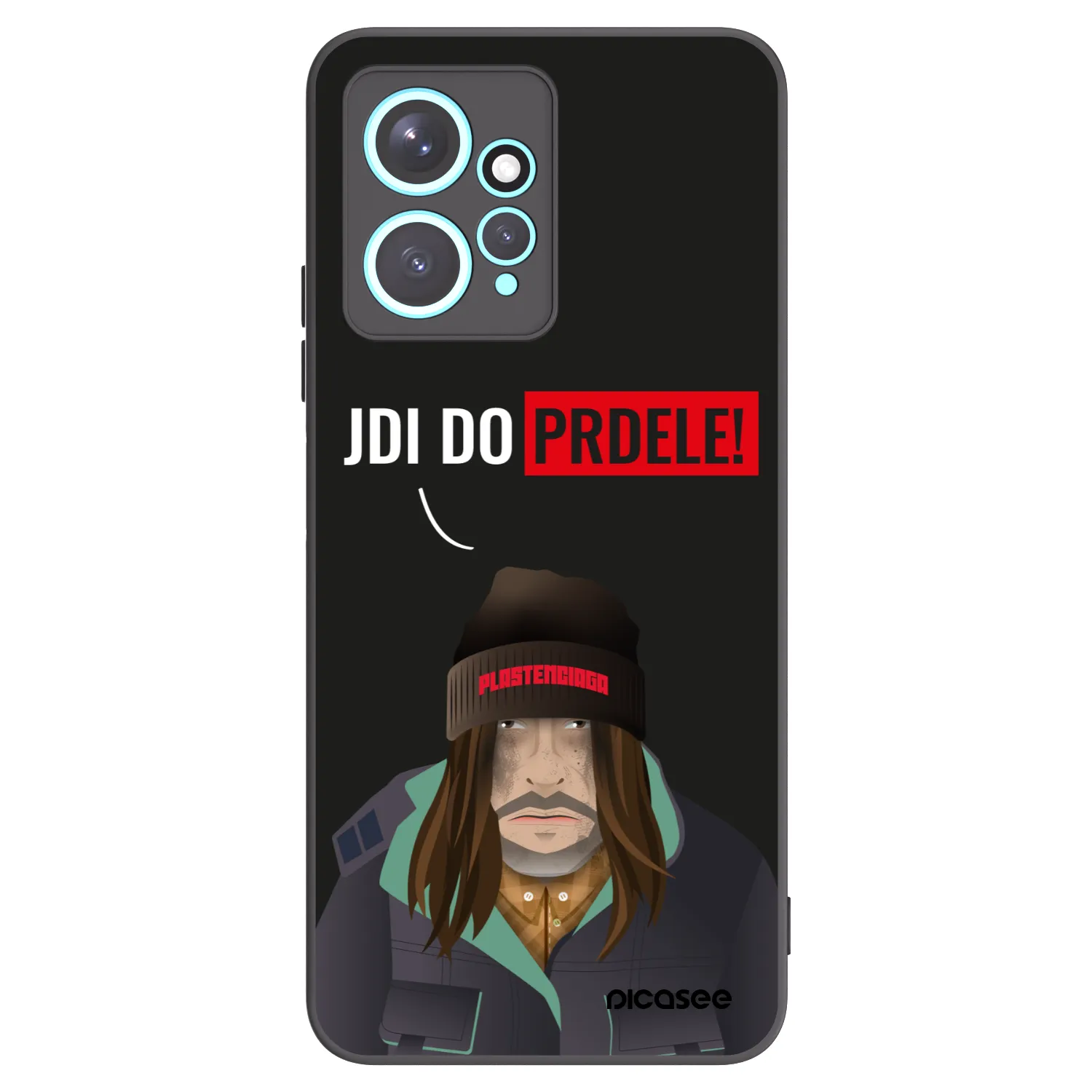 Picasee Xiaomi Redmi Note 12 4G Hülle - Schwarzes Silikon - Bezďák