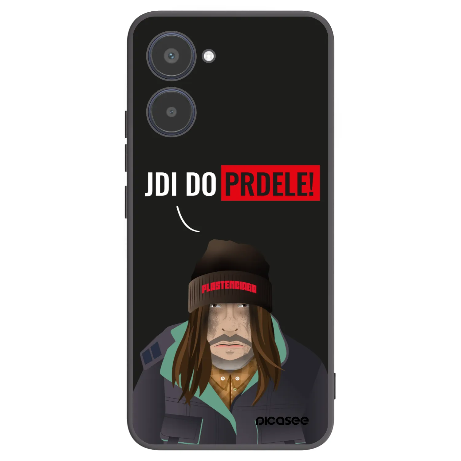 Picasee Realme 10 4G Hülle - Schwarzes Silikon - Bezďák