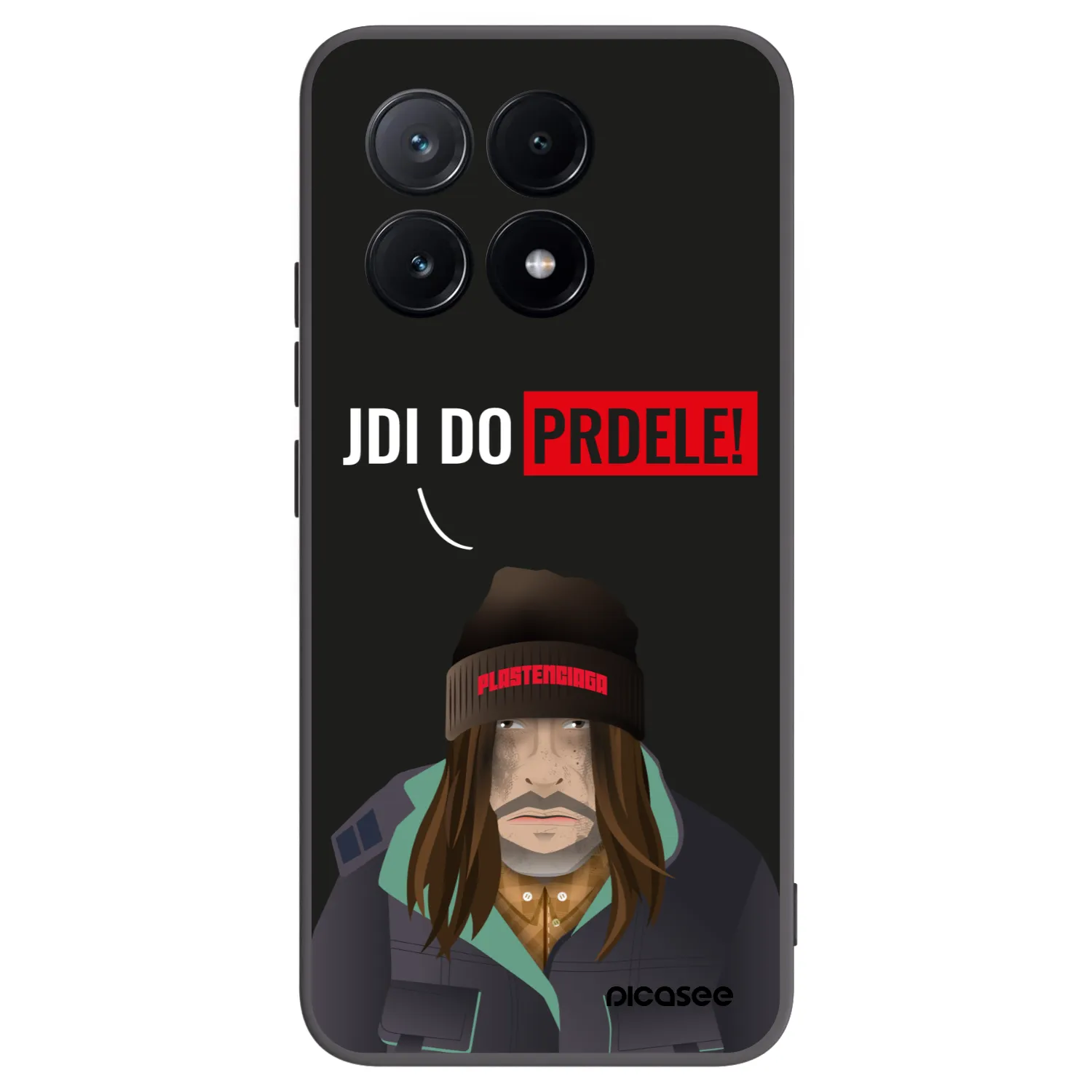 Picasee Xiaomi Poco X6 Pro Hülle - Schwarzes Silikon - Bezďák