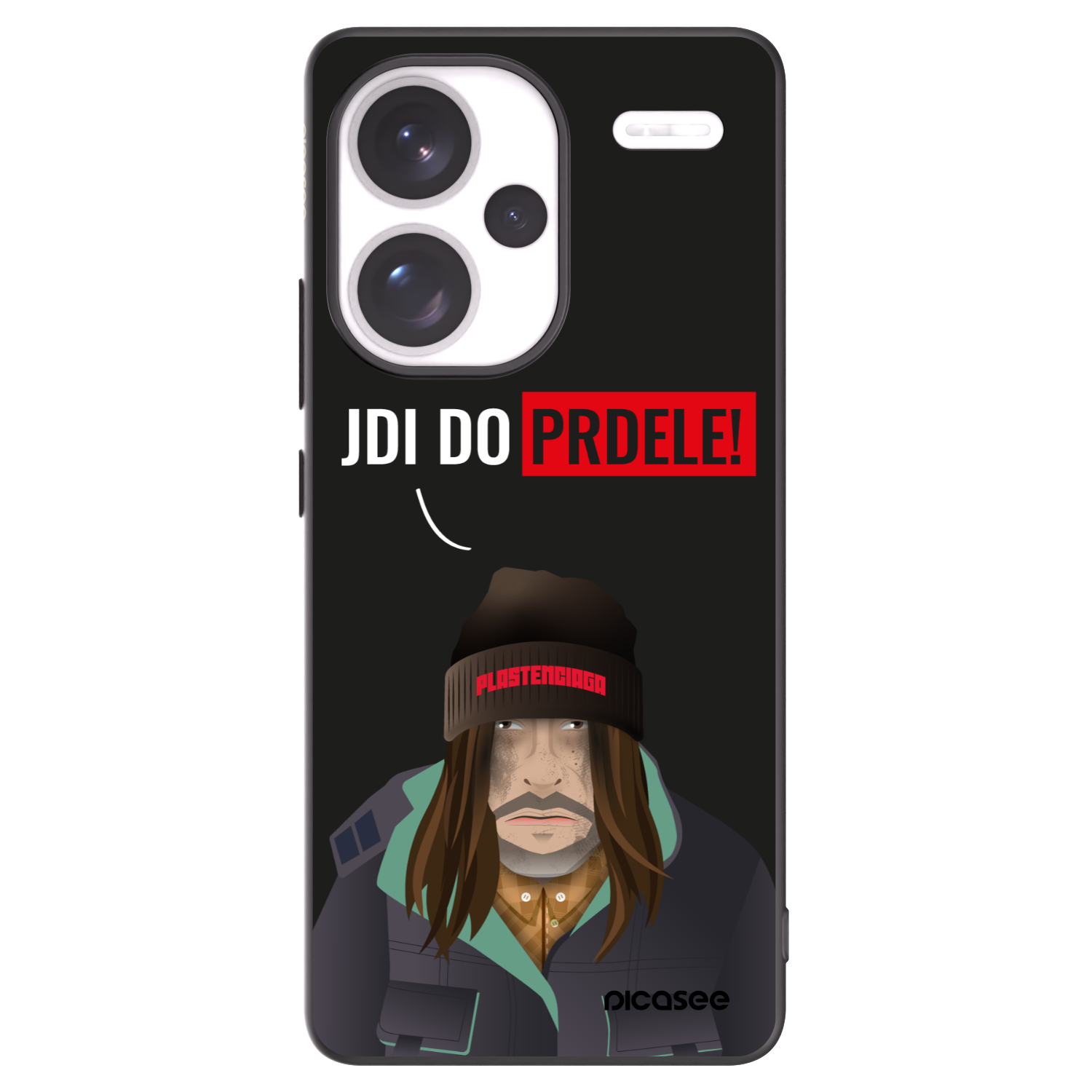 Picasee Xiaomi Redmi Note 13 Pro+ 5G Hülle - Schwarzes Silikon - Bezďák