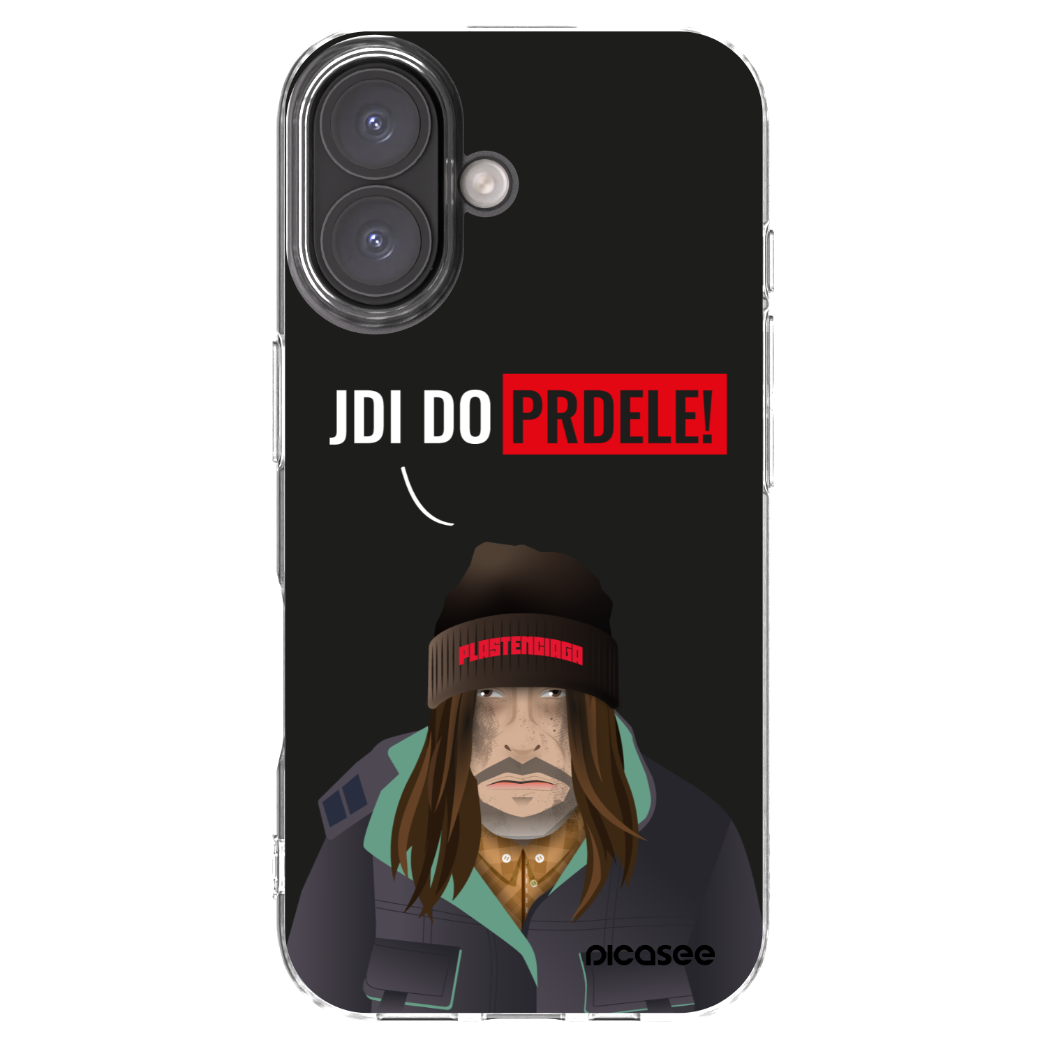 Picasee Apple iPhone 16 Hülle - Transparentes Silikon - Bezďák
