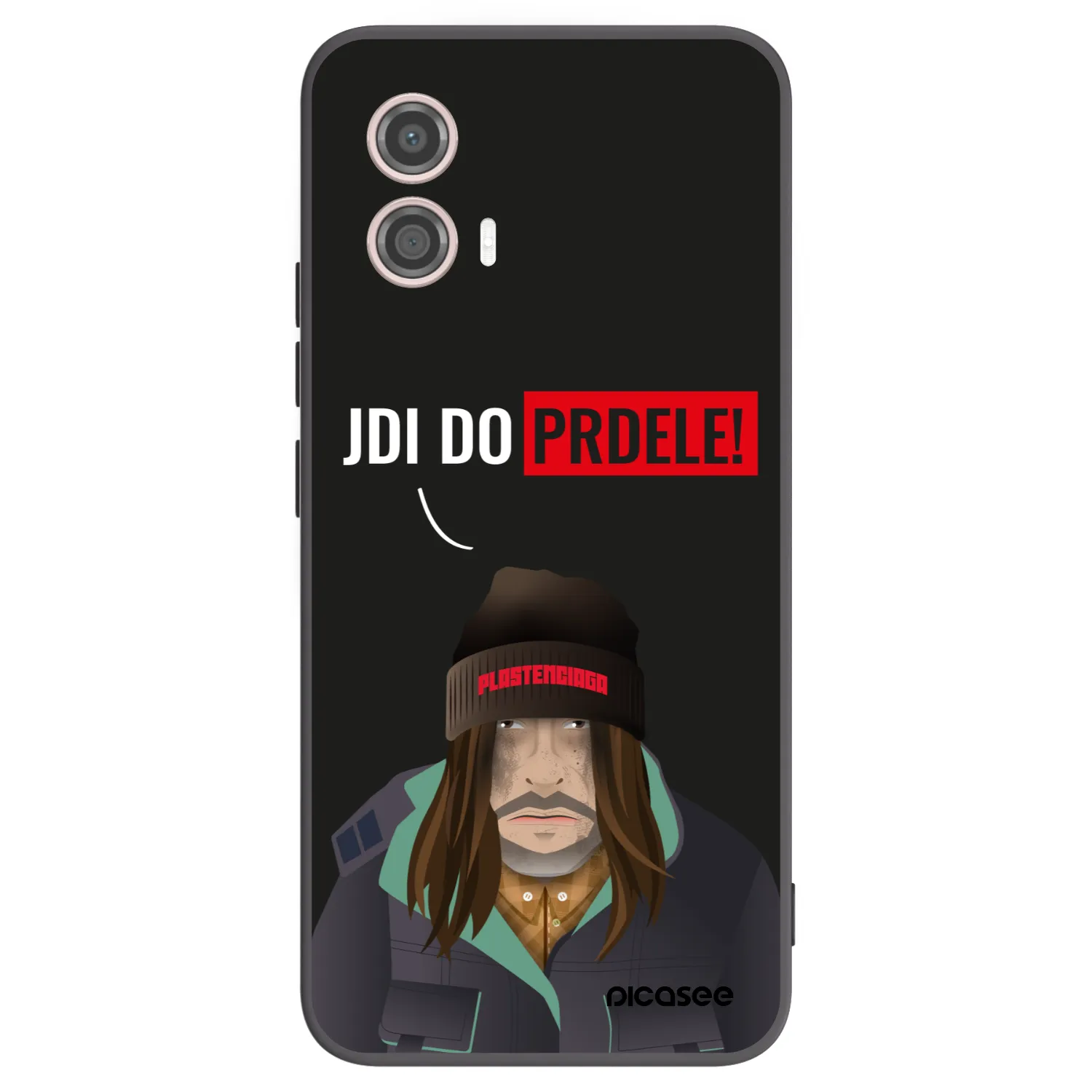 Picasee Motorola Moto G53 5G Hülle - Schwarzes Silikon - Bezďák