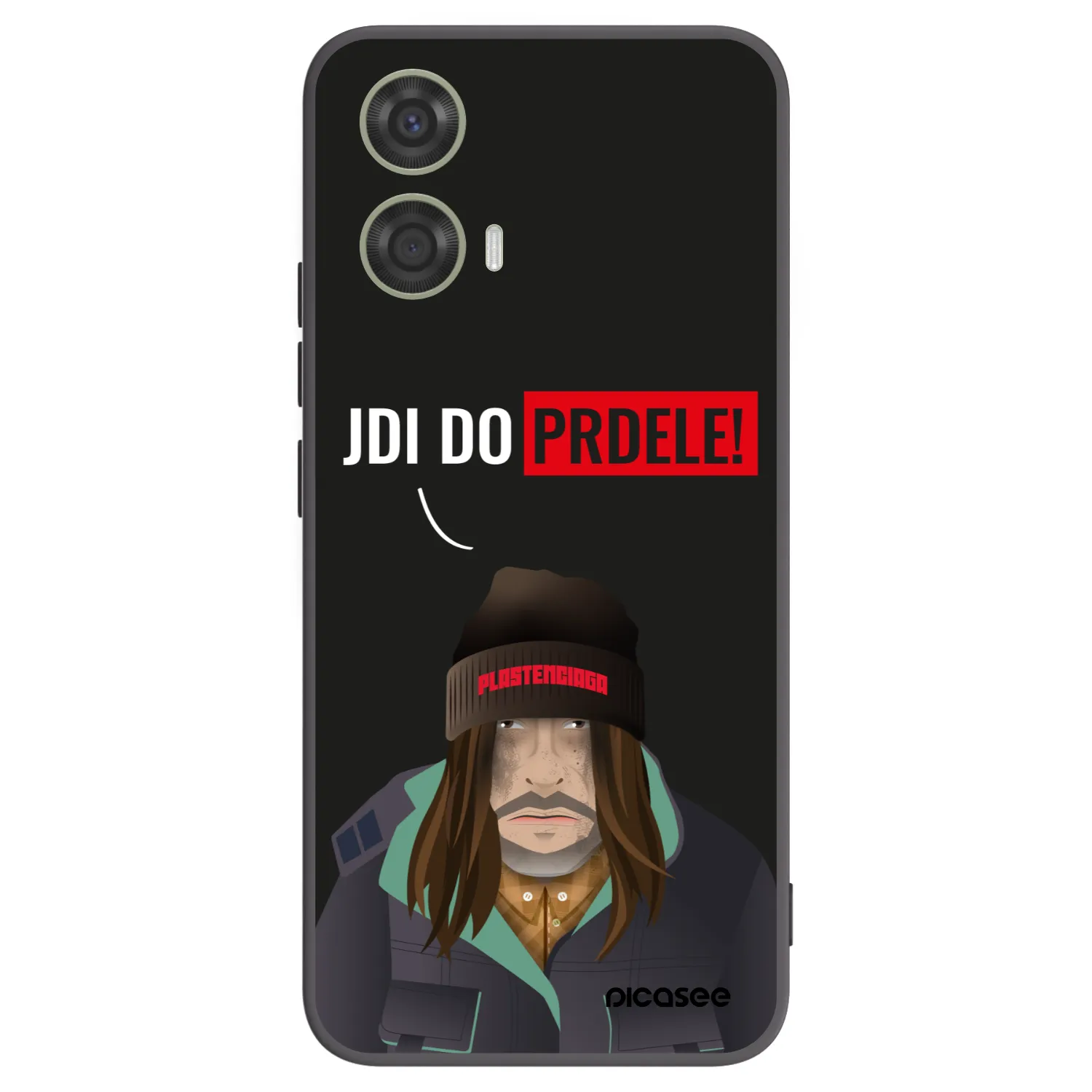 Picasee Motorola Moto G24 Hülle - Schwarzes Silikon - Bezďák