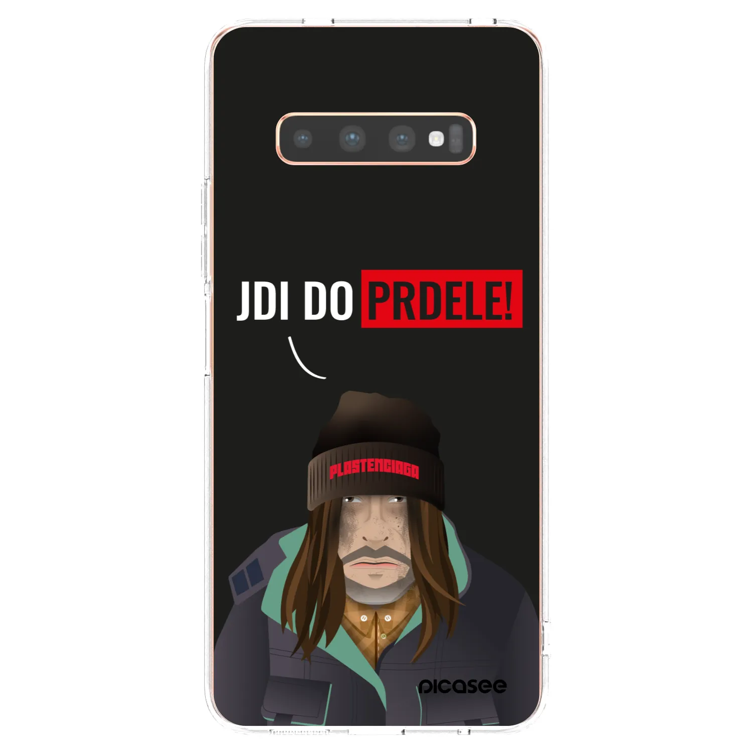 Picasee Samsung Galaxy S10 Plus G975 Hülle - Transparentes Silikon - Bezďák