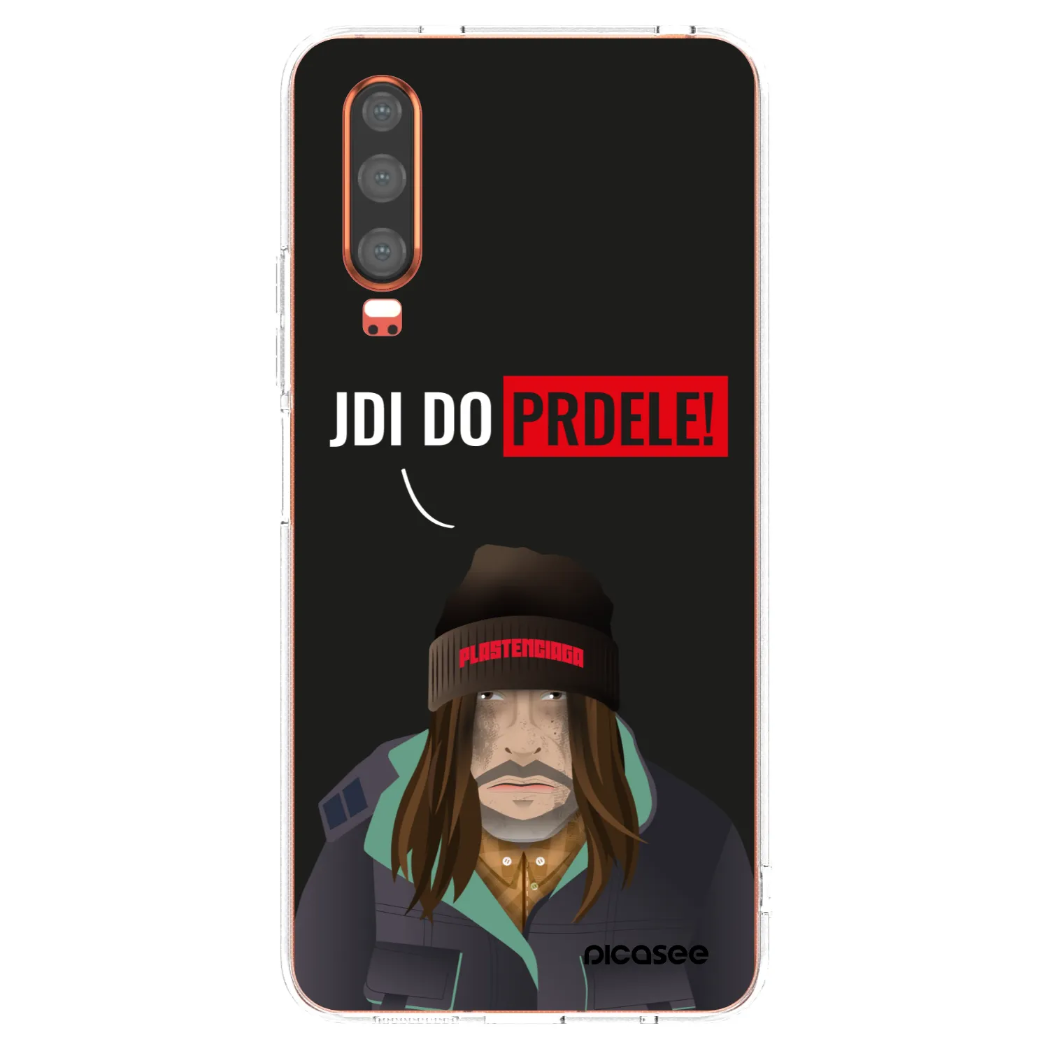 Picasee Huawei P30 Hülle - Transparentes Silikon - Bezďák