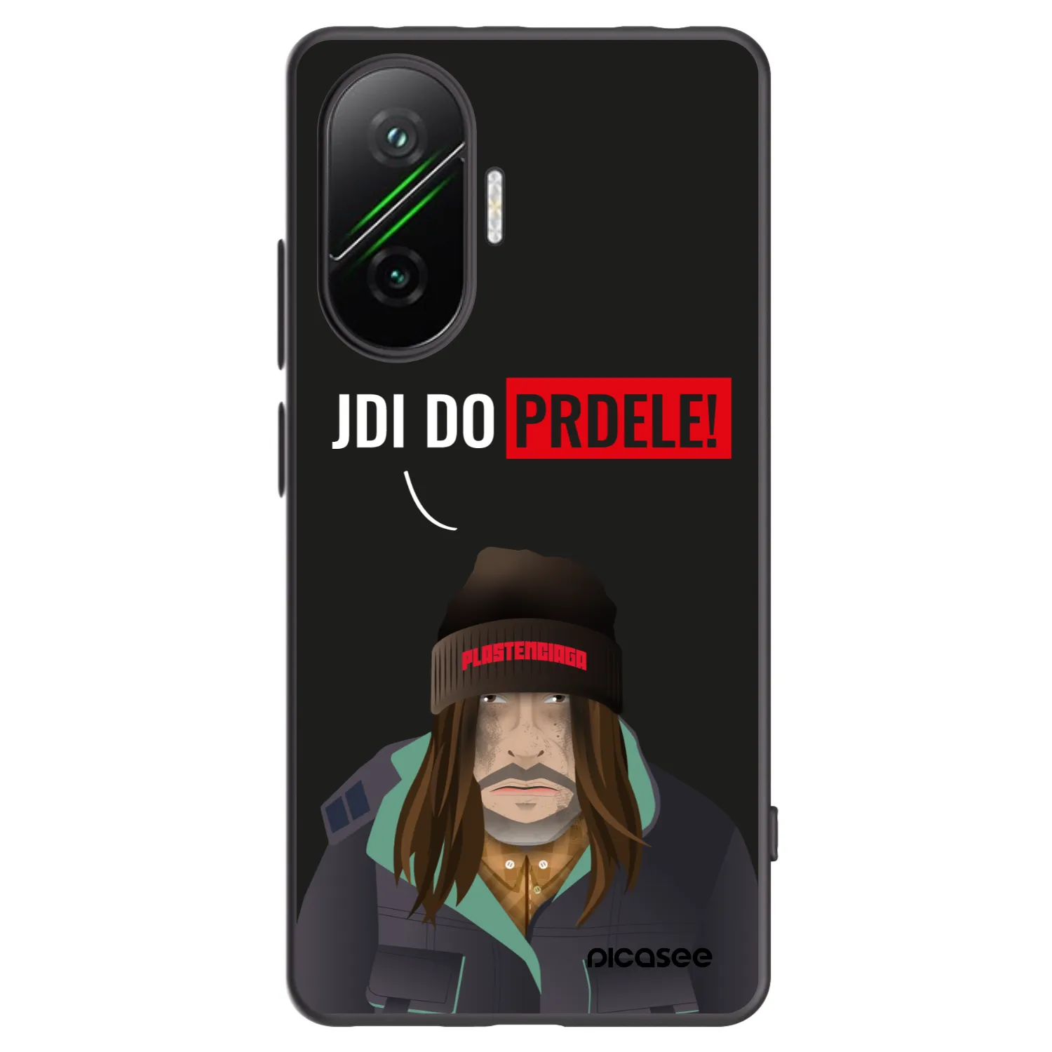 Picasee Xiaomi Poco F7 5G Hülle - Schwarzes Silikon - Bezďák
