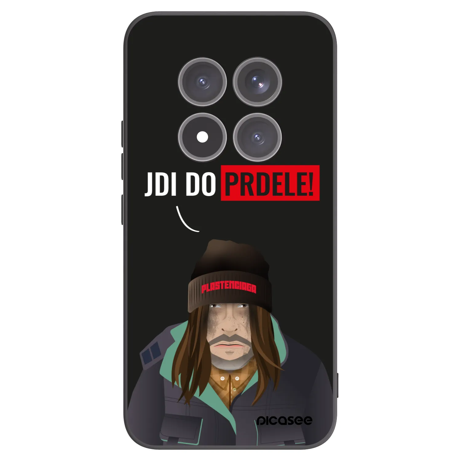 Picasee Xiaomi Redmi Note 15 Pro+ Hülle - Schwarzes Silikon - Bezďák