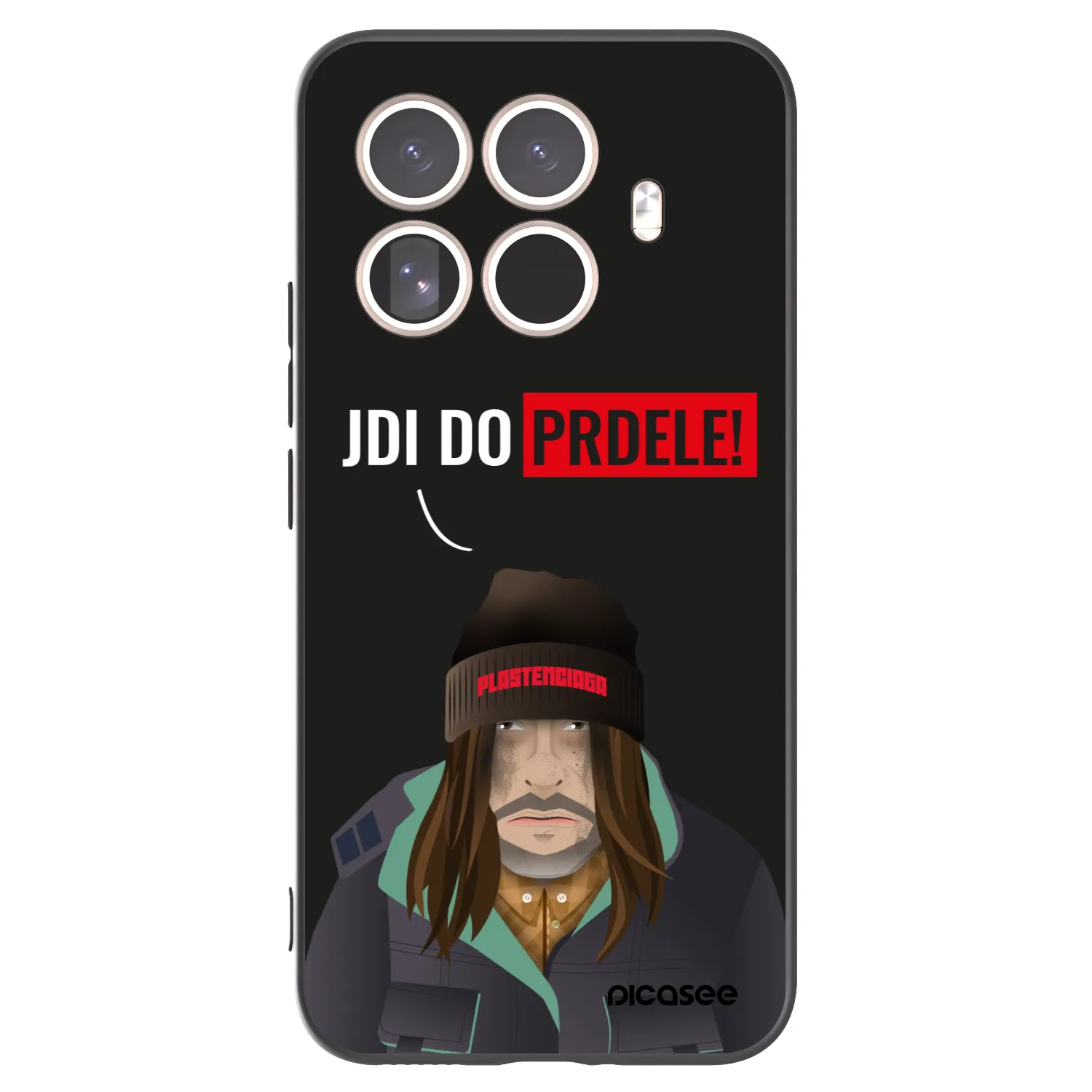 Picasee Xiaomi 15T Pro Hülle - Schwarzes Silikon - Bezďák