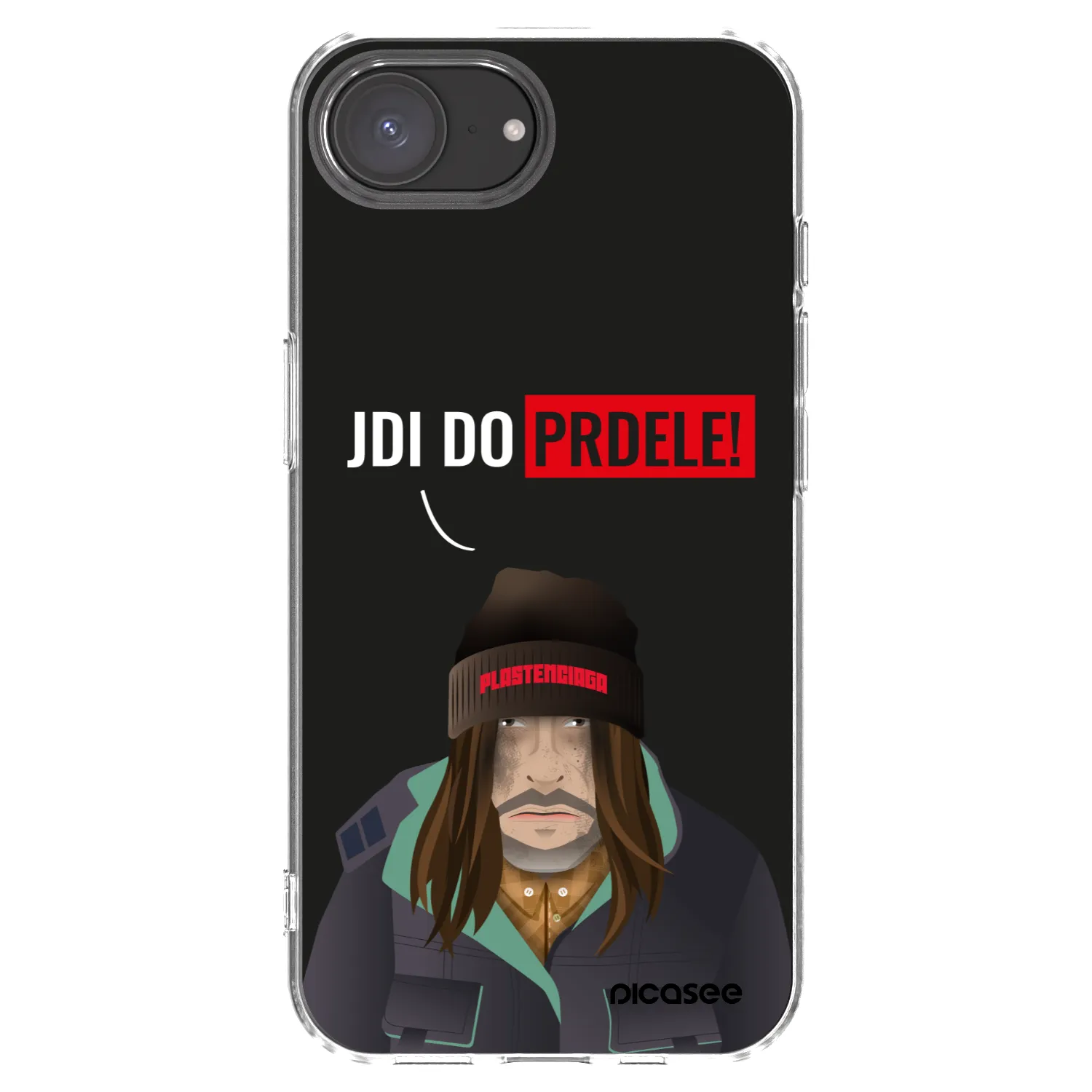 Picasee Apple iPhone 17e Hülle - Transparentes Silikon - Bezďák