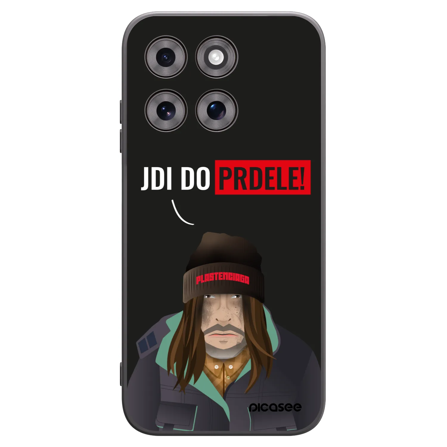 Picasee Motorola Moto G77 Hülle - Schwarzes Silikon - Bezďák