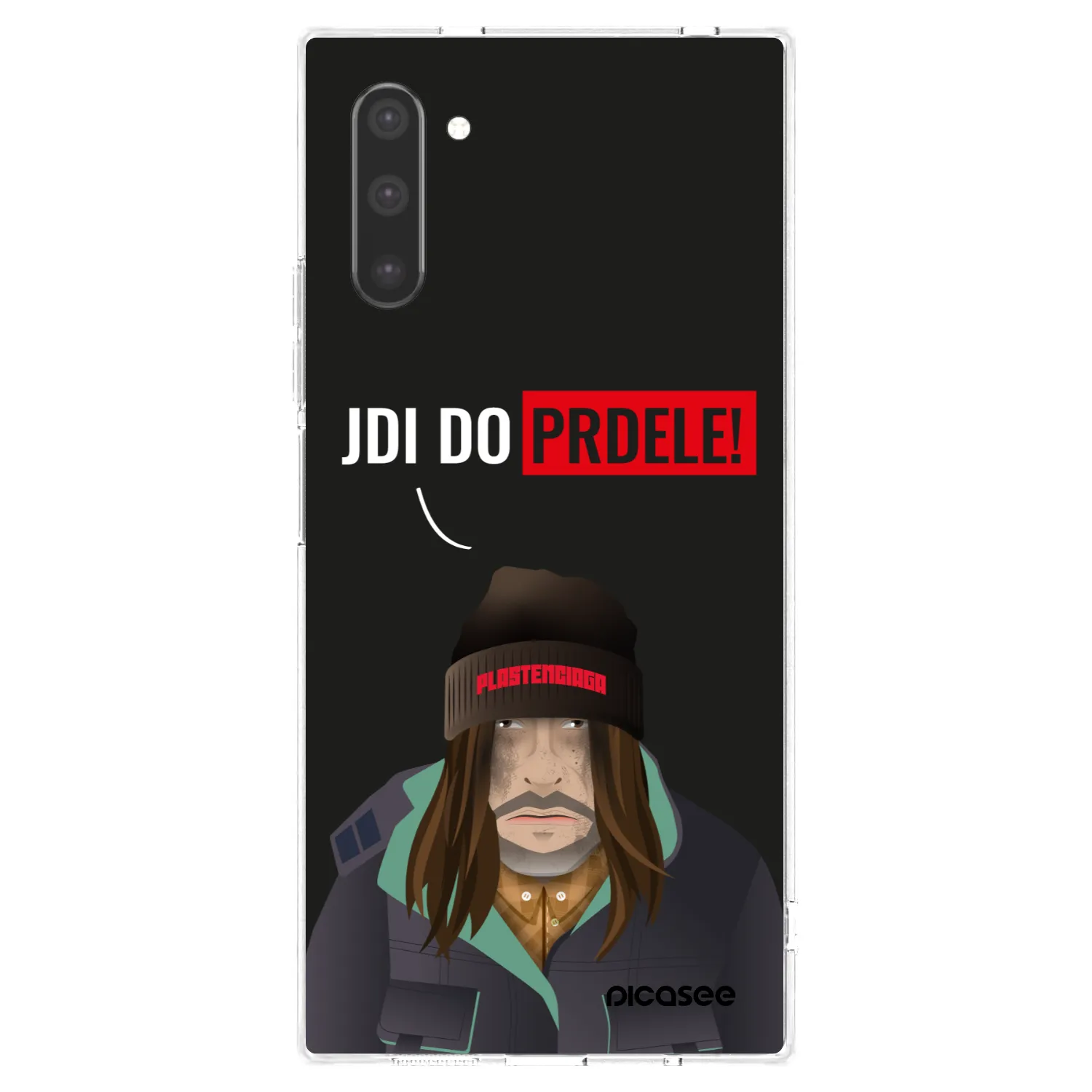Picasee Samsung Galaxy Note 10 N970F Hülle - Transparentes Silikon - Bezďák