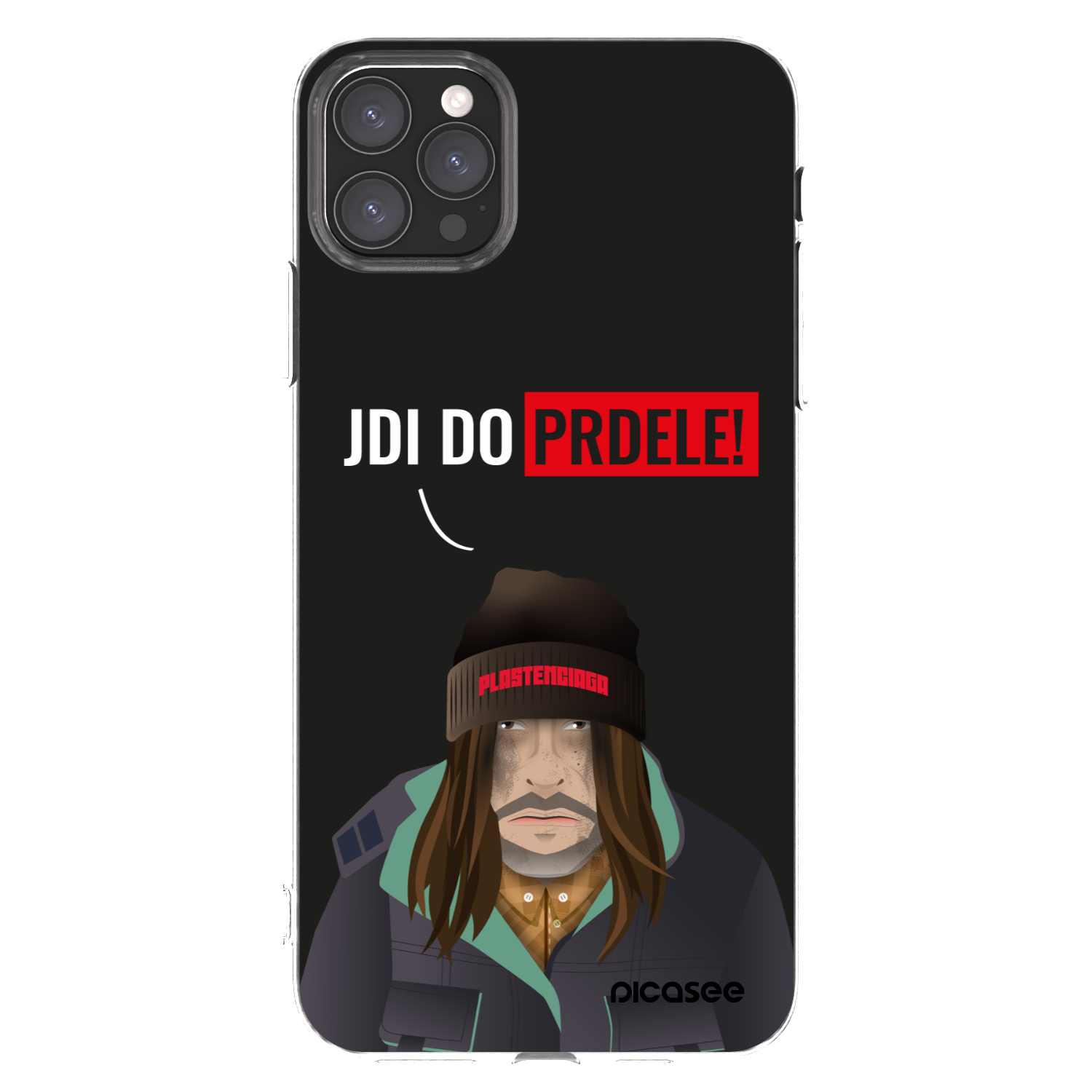 Picasee Apple iPhone 11 Pro Max Hülle - Transparentes Silikon - Bezďák