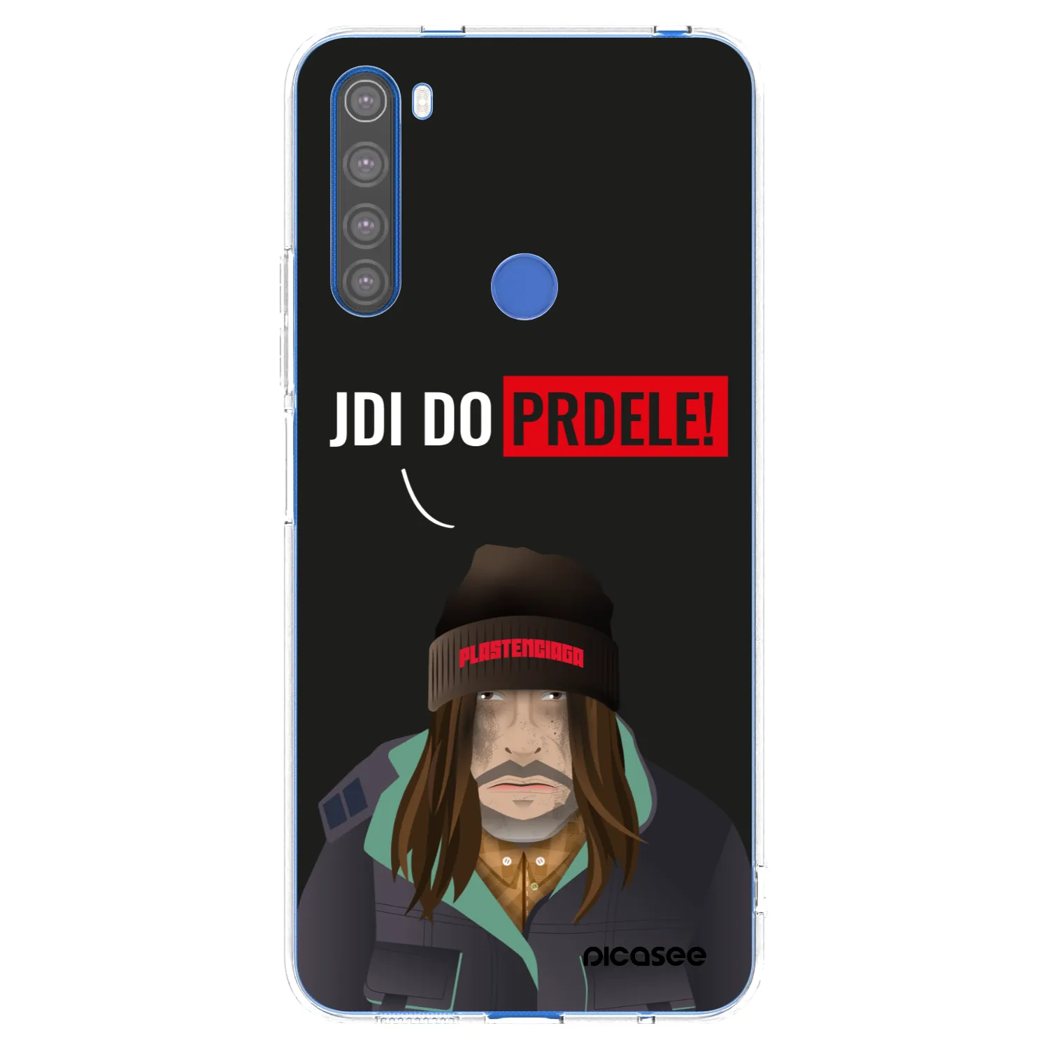 Picasee Xiaomi Redmi Note 8T Hülle - Transparentes Silikon - Bezďák