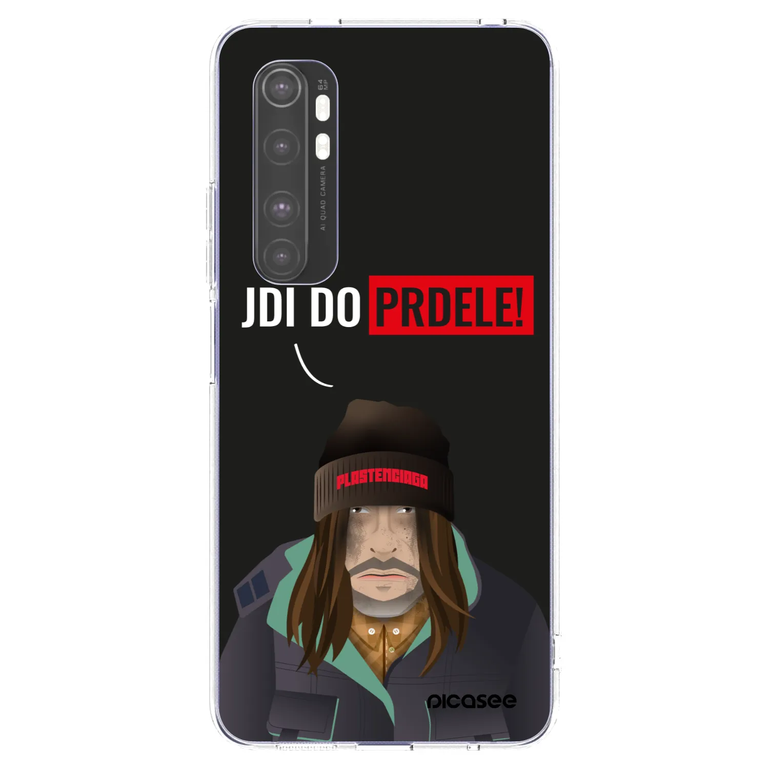 Picasee Xiaomi Mi Note 10 Lite Hülle - Transparentes Silikon - Bezďák