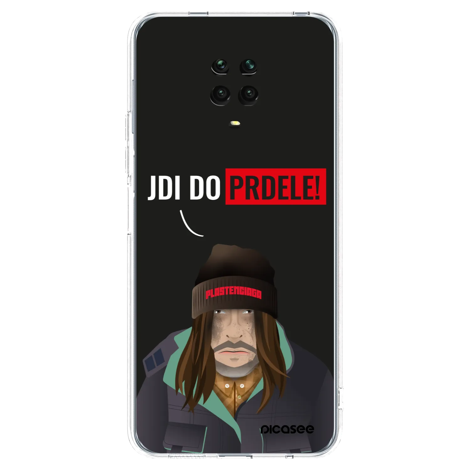 Picasee Xiaomi Redmi Note 9S Hülle - Transparentes Silikon - Bezďák