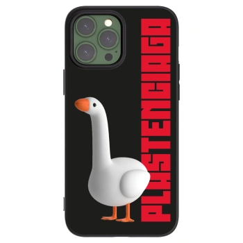 Picasee Apple iPhone 13 Pro Max Hülle - Schwarzes Silikon - Kiky Ricky