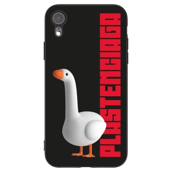 Picasee Apple iPhone XR Hülle - Schwarzes Silikon - Kiky Ricky