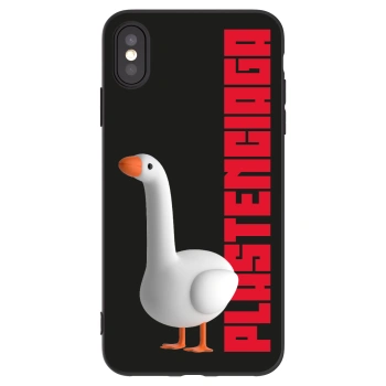 Picasee Apple iPhone XS Max Hülle - Schwarzes Silikon - Kiky Ricky