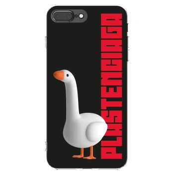 Picasee Apple iPhone 8 Plus Hülle - Transparentes Silikon - Kiky Ricky