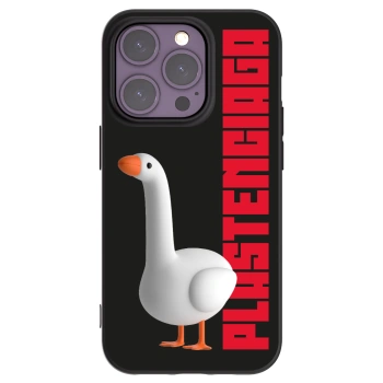 Picasee Apple iPhone 14 Pro Hülle - Schwarzes Silikon - Kiky Ricky