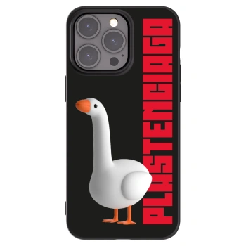 Picasee Apple iPhone 15 Pro Max Hülle - Schwarzes Silikon - Kiky Ricky