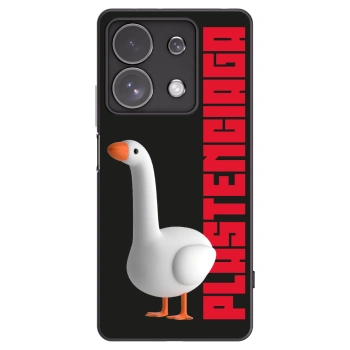 Picasee Xiaomi Redmi Note 13 Pro 4G Hülle - Schwarzes Silikon - Kiky Ricky