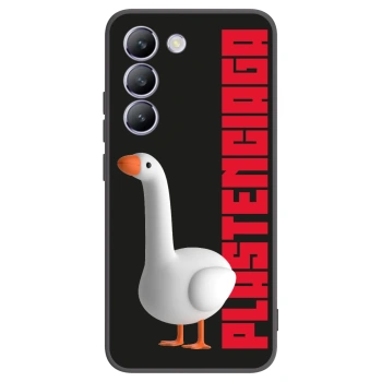 Picasee Vivo V40 SE 5G Hülle - Schwarzes Silikon - Kiky Ricky