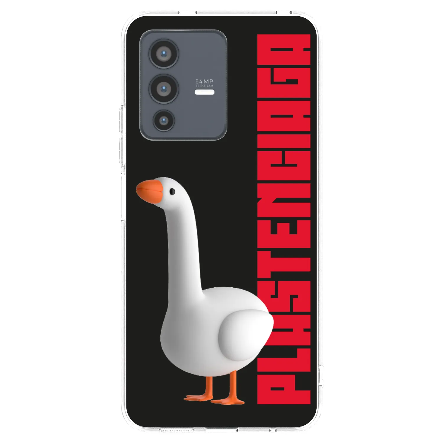 Picasee Vivo V23 5G Hülle - Transparentes Silikon - Kiky Ricky