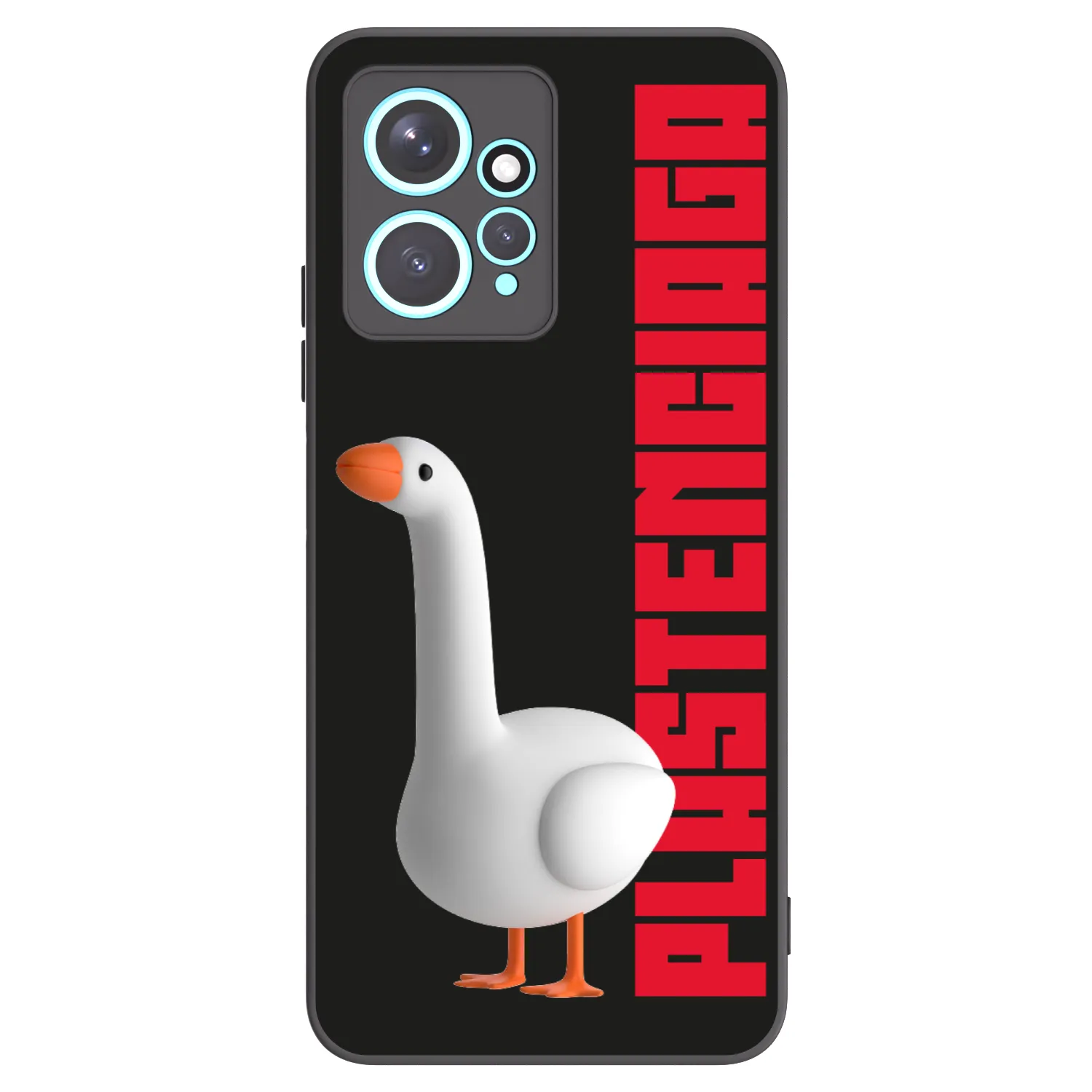 Picasee Xiaomi Redmi Note 12 4G Hülle - Schwarzes Silikon - Kiky Ricky