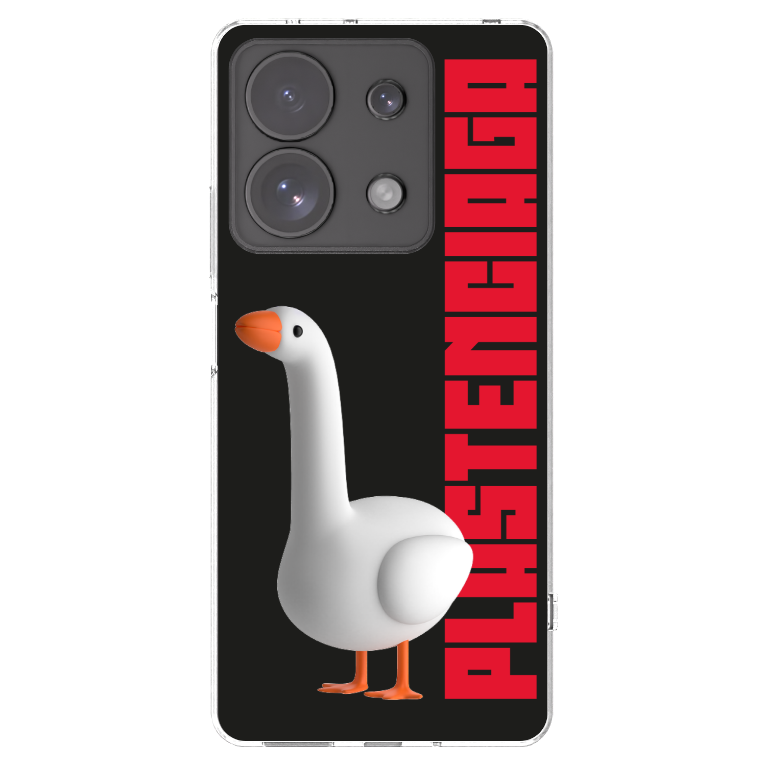 Picasee Xiaomi Redmi Note 13 Pro 4G Hülle - Transparentes Silikon - Kiky Ricky