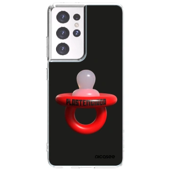 Picasee Samsung Galaxy S21 Ultra 5G G998B Hülle - Transparentes Silikon - Le Dudel