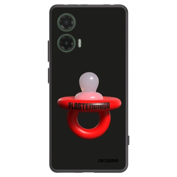 Picasee Motorola Moto G35 5G Hülle - Schwarzes Silikon - Le Dudel