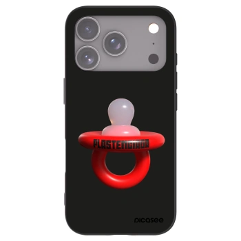 Picasee Apple iPhone 17 Pro Hülle - Schwarzes Silikon - Le Dudel