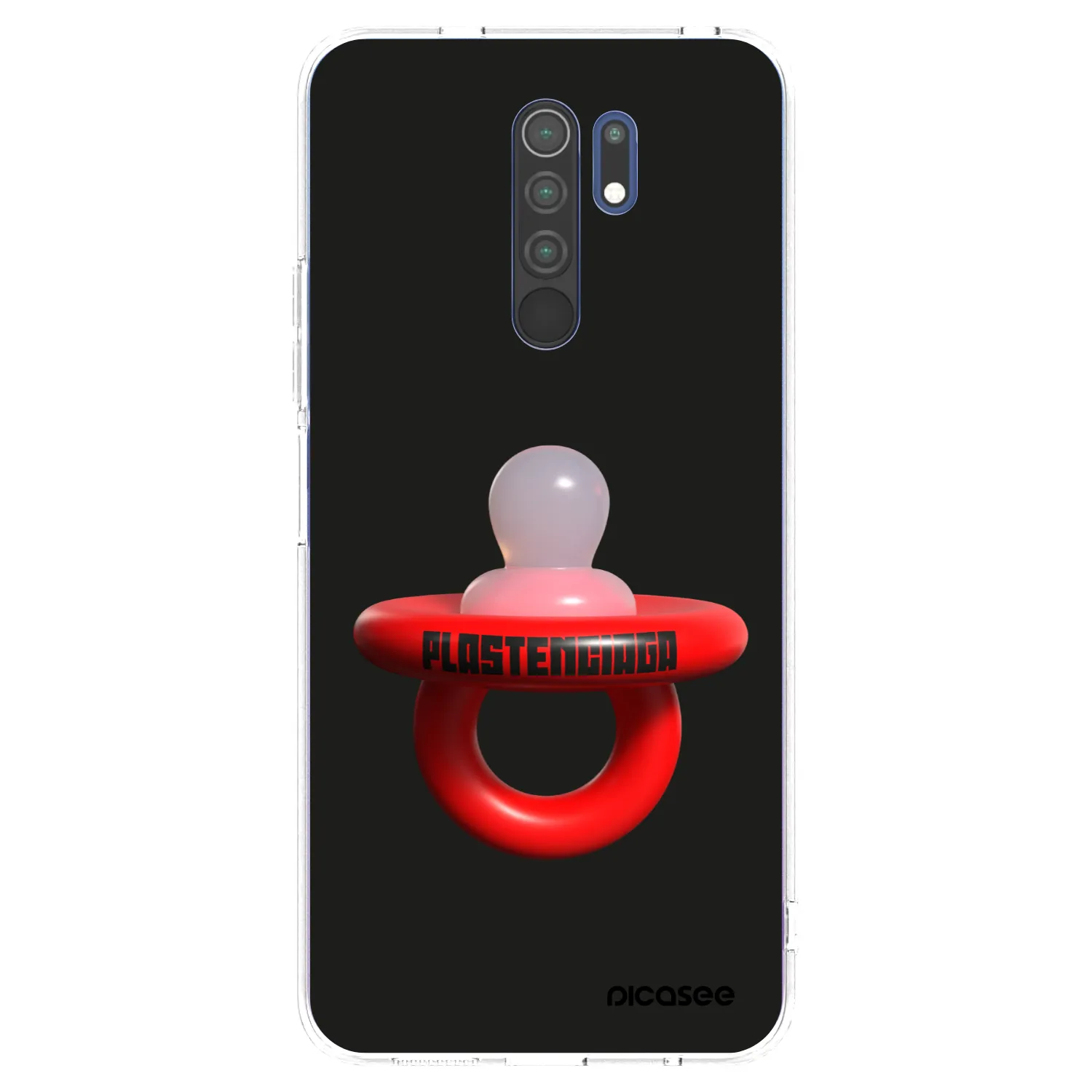 Picasee Xiaomi Redmi 9 Hülle - Transparentes Silikon - Le Dudel