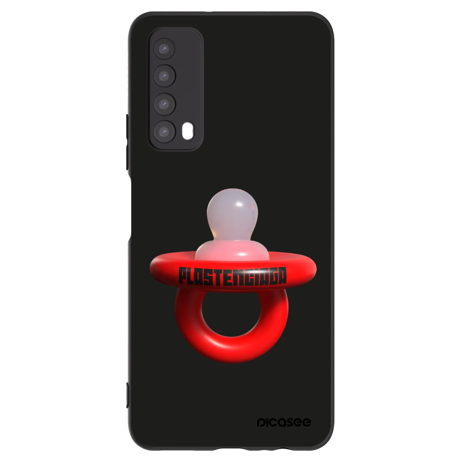Picasee Huawei P Smart 2021 Hülle - Schwarzes Silikon - Le Dudel